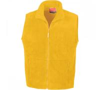 Result R37X Active Fleece Bodywarmer Yellow - Size: XL Colour: Yellow, XL