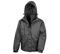 Result R400M 3-in-1 Journey Jacket With Softshell Inner - Black/Black - M