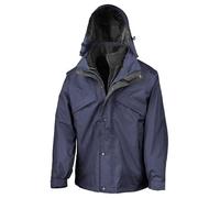 Result R68X 3-in-1 Zip And Clip Jacket - Navy/Black - 4XL