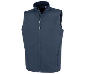 Result R902M Recycled Mens Printable Softshell Bodywarmer - Navy - XL
