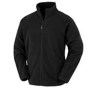 Result R903X Unisex Recycled Polarthermic Fleece Jacket - Black - M