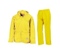 Result R95X Mens Waterproof Jacket And Trouser Set - Neon Yellow - 2XL