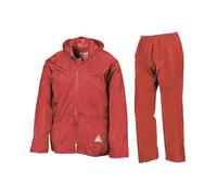 Result R95X Mens Waterproof Jacket And Trouser Set - Red - 2XL