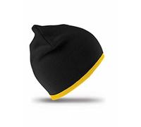 Result Rc046 Reversible Hat - Capblack/Yellow, One Size