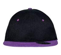 Result Rc82X Bronx Snap Back Cap - Black/Purple, One Size