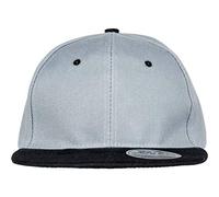 Result Core Bronx Original Flat Peak Snap Back Dual Colour Cap One Size Heather