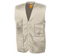 Result RE45A Adventure Safari Waistcoat - Camel, Large