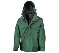 Result RE68A 3-in-1 Zip and Clip Jacket - Bottle, X-Large