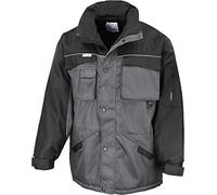 Result RE72A Work-Guard Heavy-Duty Combo Coat - Grey/Black, Large