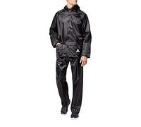 Result RE95A Heavyweight Waterproof Jacket/Trouser Suit - Black, Large