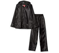 Result RE95A Heavyweight Waterproof Jacket/Trouser Suit - Black, Small