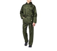 Result RE95A Heavyweight Waterproof Jacket/Trouser Suit - Olive, Large