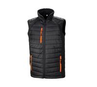 Result Recycled Compass padded softshell gilet - Mens, 100% Polyester, Organic