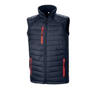 Result Recycled Compass padded softshell gilet - Mens, 100% Polyester, Organic