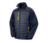Result Recycled Compass padded softshell jacket - Unisex, 100% Polyester