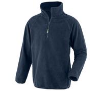 Result Recycled Kids Girls Boys Childs Zip Neck Micro Fleece Top