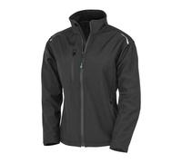 Result Recycled Ladies 3-Layer Waterproof Softshell Jacket | Black/Navy | XS-2XL