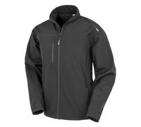 Result Recycled Mens 3-Layer Softshell Jacket | Waterproof | Black/Navy | XS-4XL