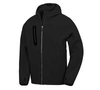 Result Recycled Men's Printed 3 Layer Casual Soft Shell Jacket in Black | Size: XS Result Recycled Black XS