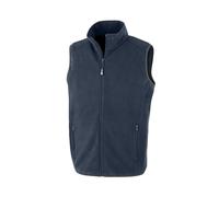Result Recycled Unisex Fleece Gilet | Dense Knit | Black or Navy | XS-4XL