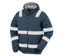 Result Recycled Ripstop Padded Safety Jacket S Fluoresent Orange