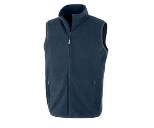 Result Recycled Unisex Fleece Gilet | Dense Knit | Black or Navy | XS-4XL