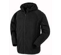 Result Recycled Unisex Hooded Microfleece Jacket Coat Men Women