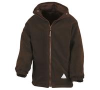 Result Reversible Storm Stuff Anti Pilling Fleece Waterproof Jacket in Brown | Size: 13-14 Years Result Brown 13-14 Years
