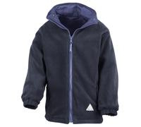 Result Reversible Storm Stuff Anti Pilling Fleece Waterproof Jacket in Mid Navy | Size: 3-4 Years Result Mid Navy 3-4 Years