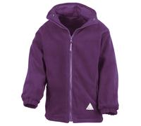 Result Reversible Storm Stuff Anti Pilling Fleece Waterproof Jacket in Purple | Size: 3-4 Years Result Purple 3-4 Years