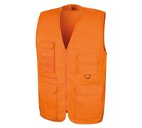 Result Safari Waistcoat Sleeveless Bodywarmer Vest Gilet with 11 Pockets