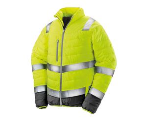 Result Safe-Guard Soft Padded ORANGE or YELLOW Safety Hi Viz Jacket Coat