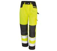 Result Safeguard Adults Unisex Hi Viz Cargo Trousers (Pack O BC4401