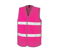 Result Visibility Vest Safeguard Enhance Fluorescent Pink 2X/3XL