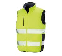 Result Safeguard Mens Reversible Soft Padded Safety Gilet BC4036