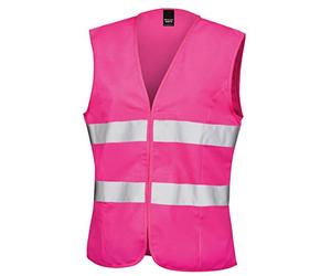 Result Safeguard R334F-FP-Small Women's Hi-Viz Tabard Vest, Small, Pink
