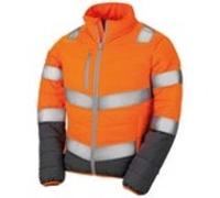 Result Safeguard Women's Soft Padded Safety Jacket High Visibility EN ISO 20471
