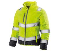 Result Safeguard Women's Soft Padded Safety Jacket High Visibility EN ISO 20471