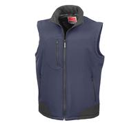 Result Softshell Bodywarmer Gilet Waterproof Jacket Top Chest Mobile Pocket Zip