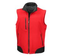 Result Softshell bodywarmer R123X - Mens, Mircofleece inner layer