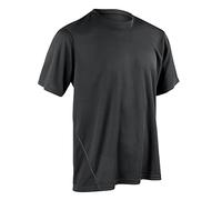 Spiro Men's Quick Dry Waterproof Short Sleeve T-Shirt - Black, Small