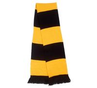 RESULT TEAM SCARF FOOTBALL RUGBY SPORT - 12 COLOURS (BLACK / GOLD)