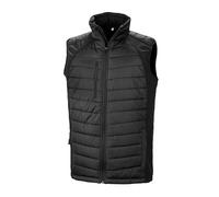 Result Men's Compass Softshell Gilet in Black | Size: 4XL Result Black 4XL