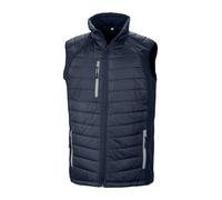 (XXL, Navy/Grey) Result Unisex Adult Compass Softshell Gilet