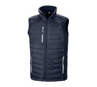 Result Unisex Adult Compass Softshell Gilet (XXL) (Navy/Grey)