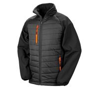 Compass Softshell Padded Jacket Result Orange XS