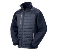 Result Men's Compass Softshell Padded Jacket in Dark Blue | Size: Large Result Dark Blue L