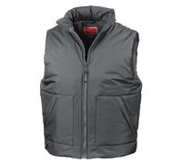 (M, Dark Grey) Result Unisex Adult Fleece Lined Body Warmer