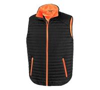 Result Unisex Adult Gilet (XXL) (Black/Orange)