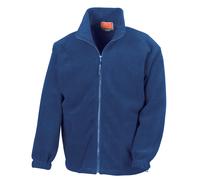 Result Men's Polartherm Fleece Jacket in Blue | Size: Medium Result Blue M